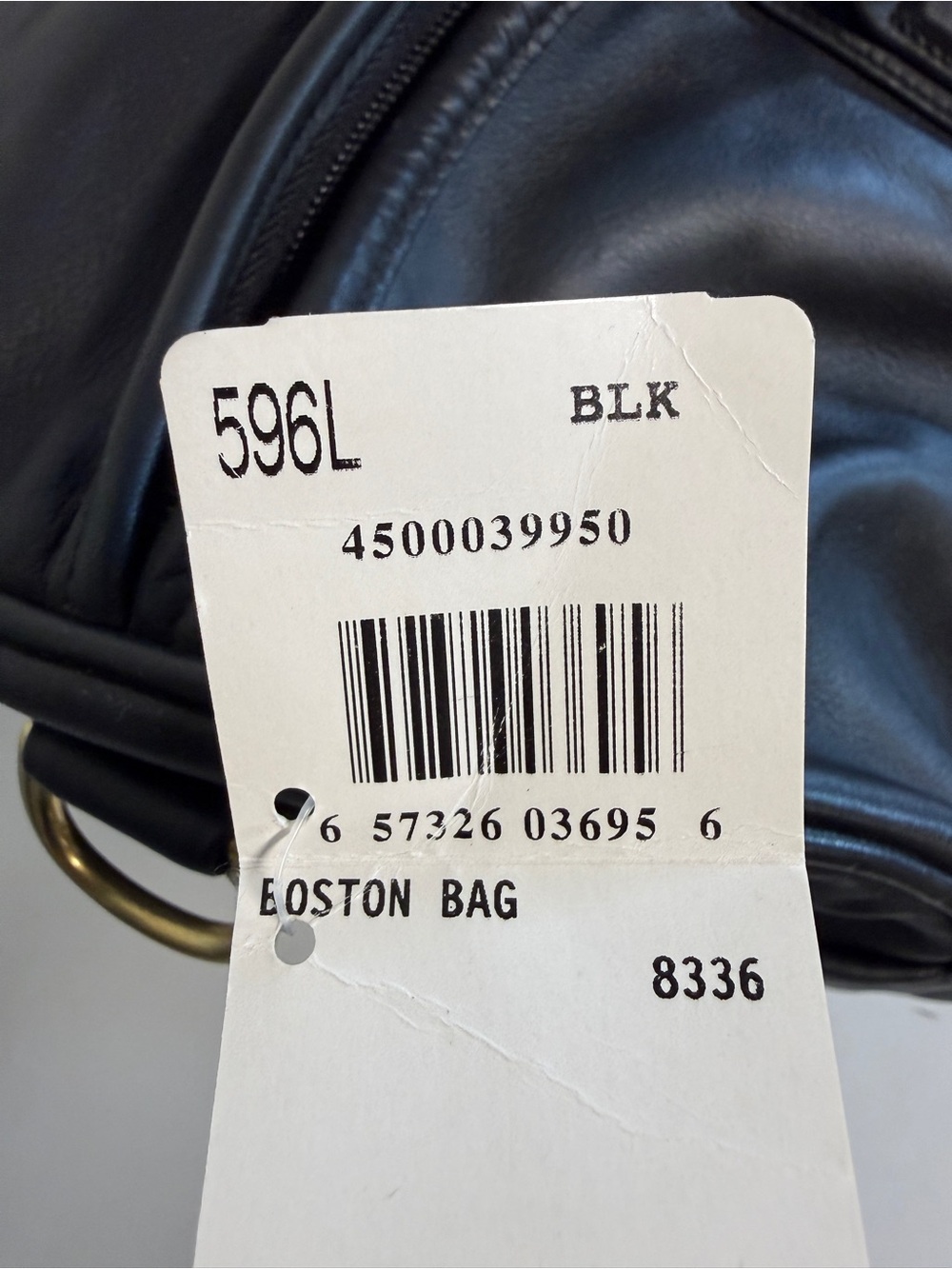 Coach vintage black Boston travel bag NWT - Picture 10 of 10